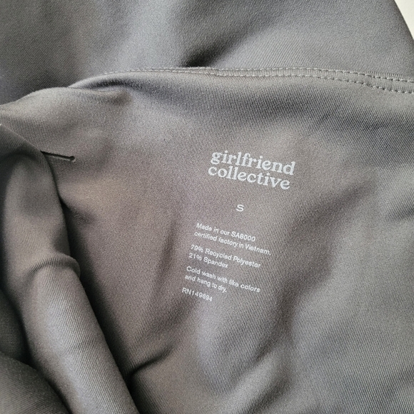 Girlfriend Collective Gray Compressive Cropped Leggings - Picture 7 of 7